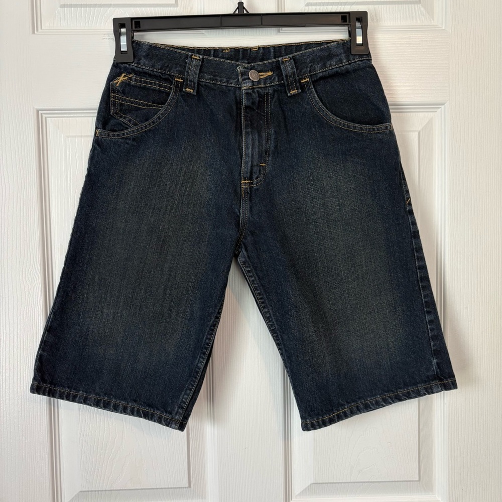 Wrangler Blue Jean Shorts Boys Size 16 Regular Classic Style